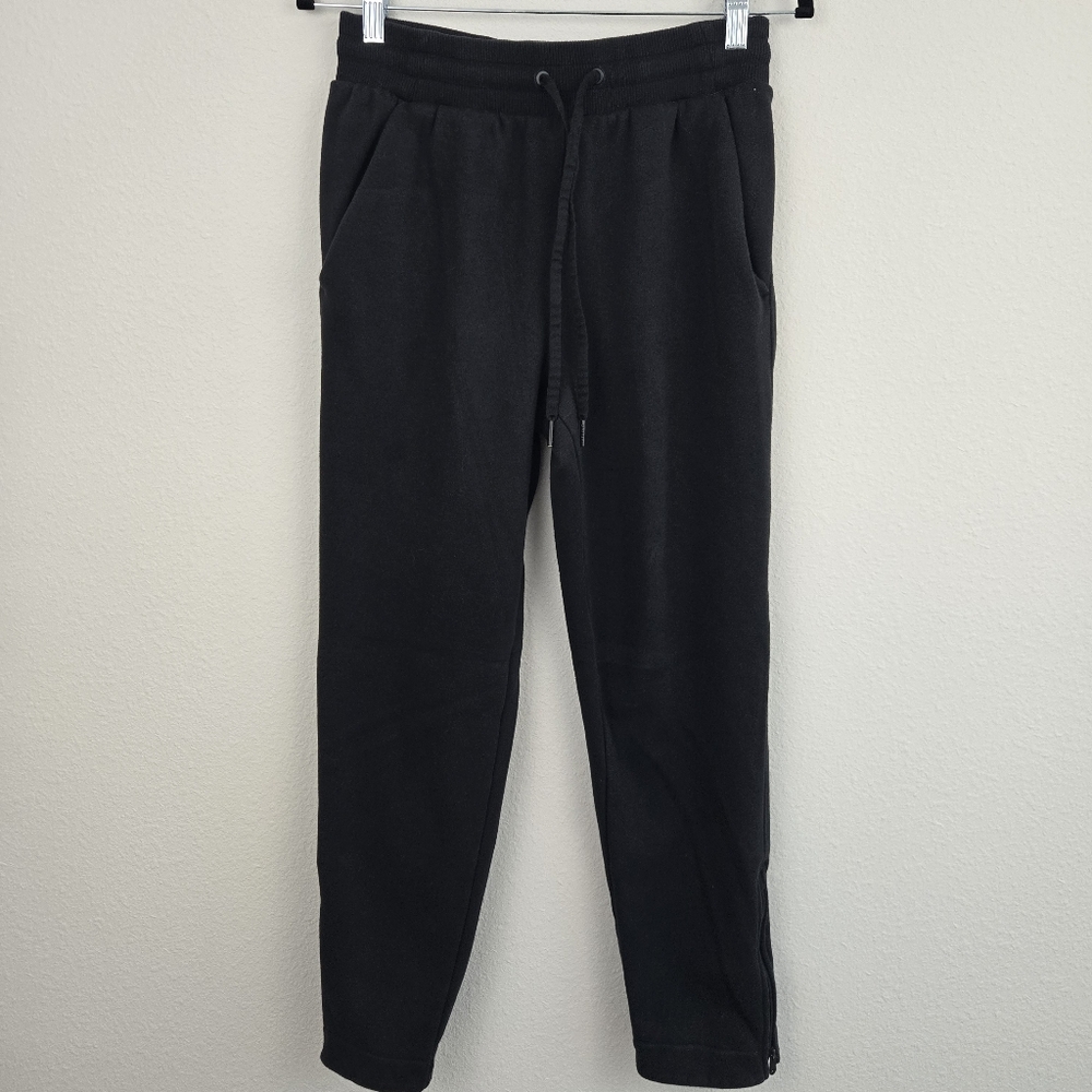 Black Athleta Ankle Zip Sweatpants